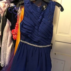Navy Blue Semi Formal Dress